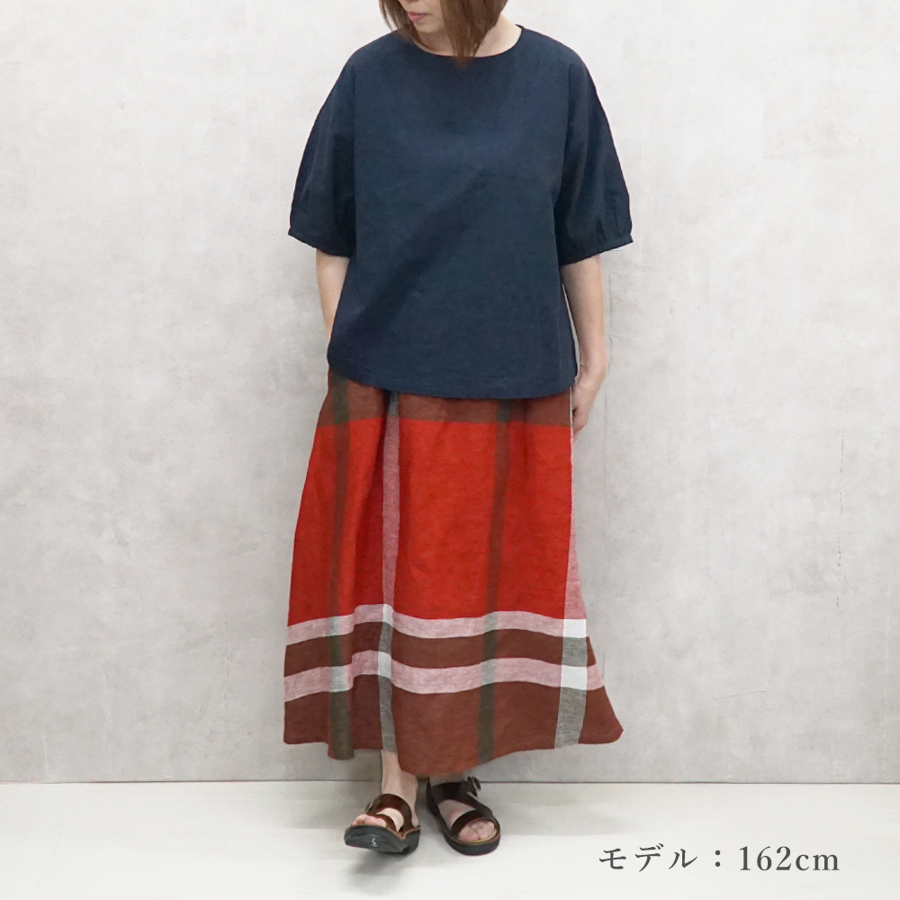 リネンスカート 