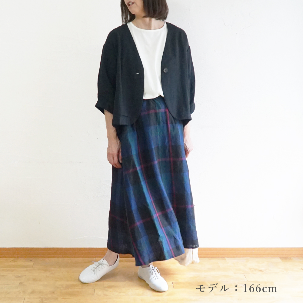 リネンスカート 