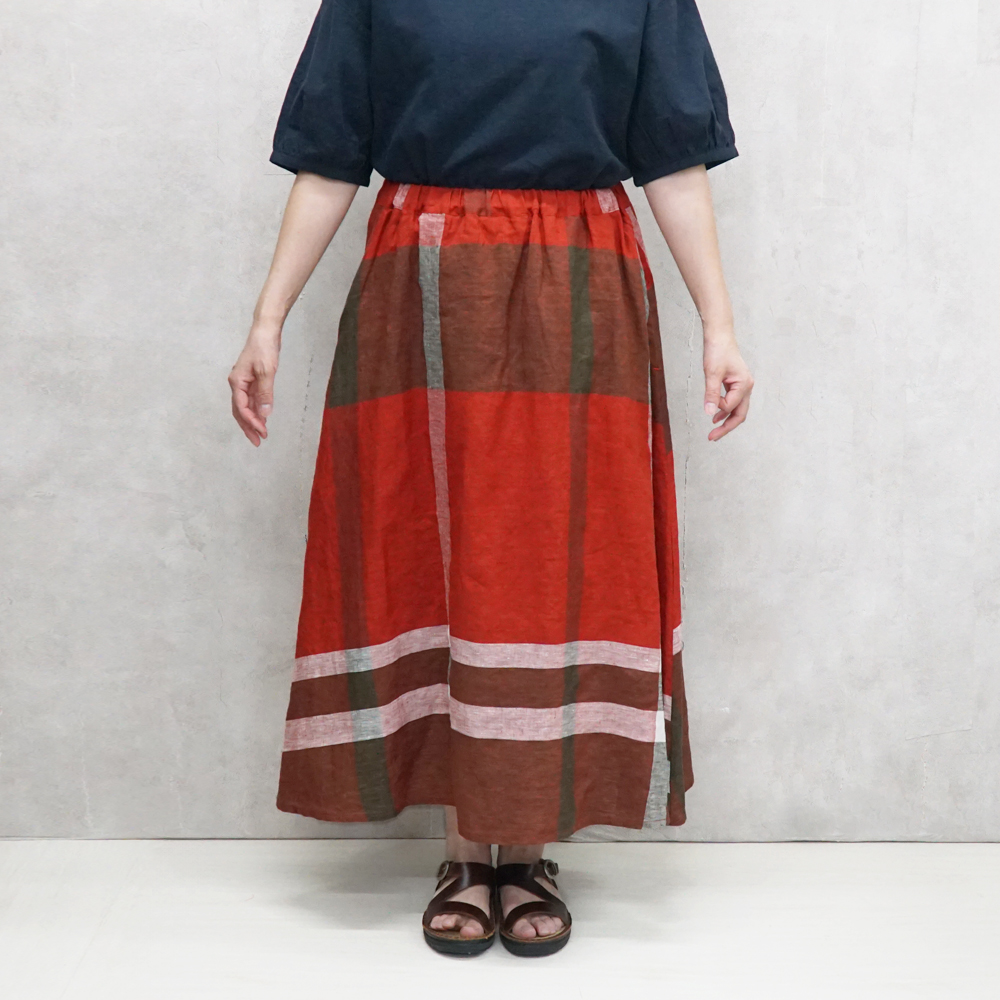 リネンスカート 