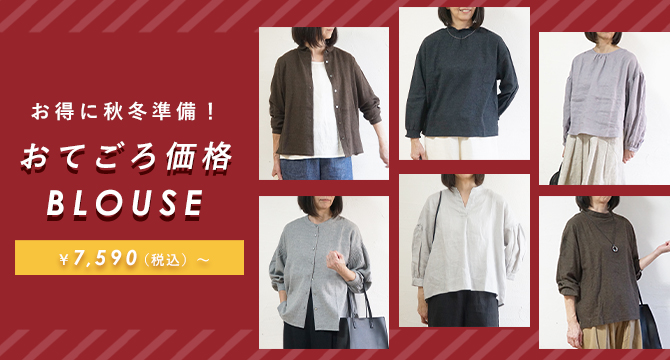 秋ブラウス