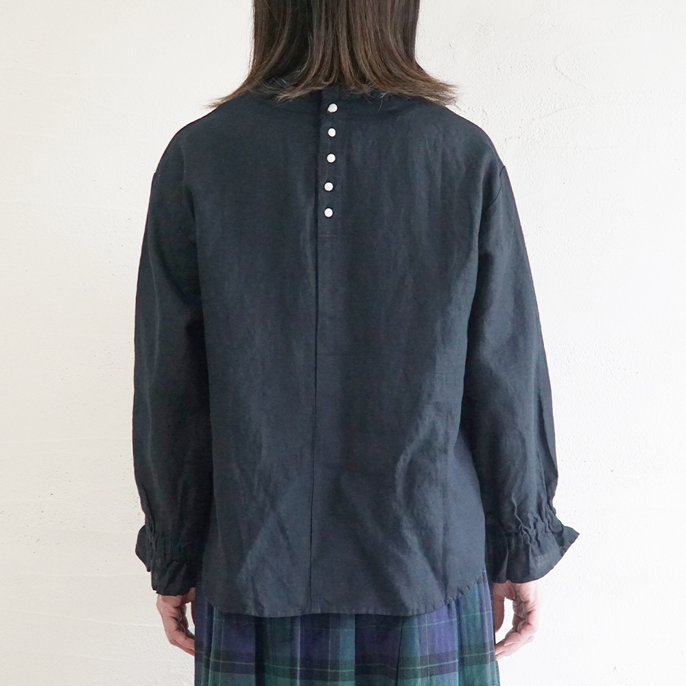 リネンブラウス 