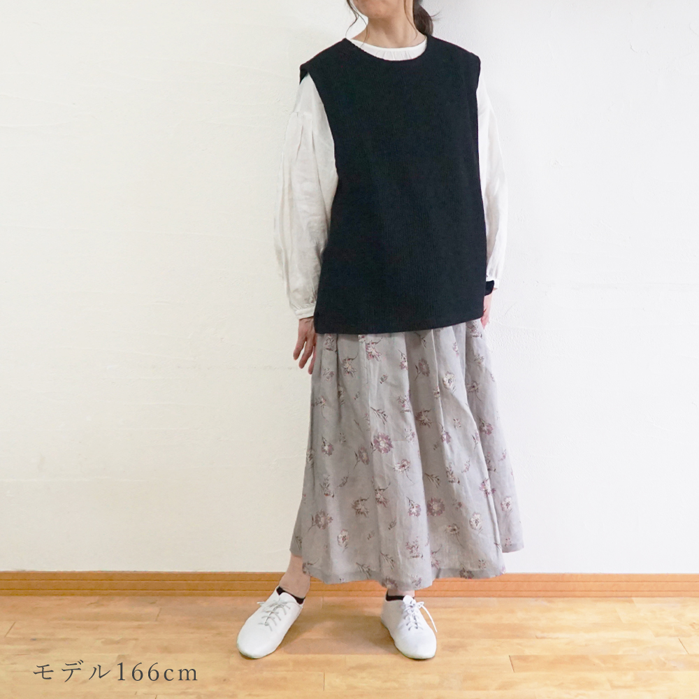 花柄スカート 