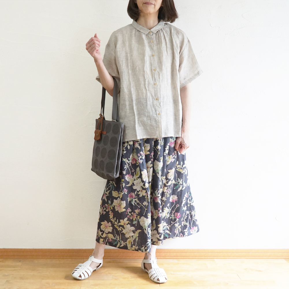 花柄スカート 