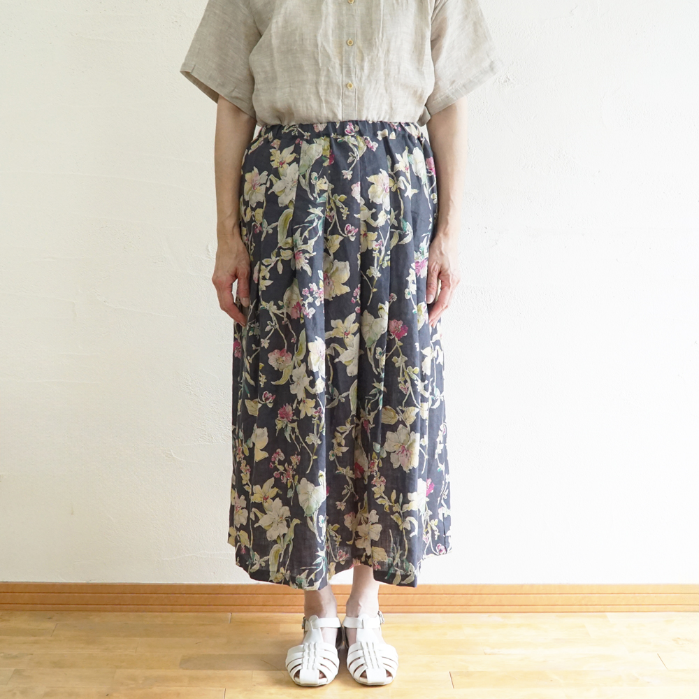 花柄スカート 