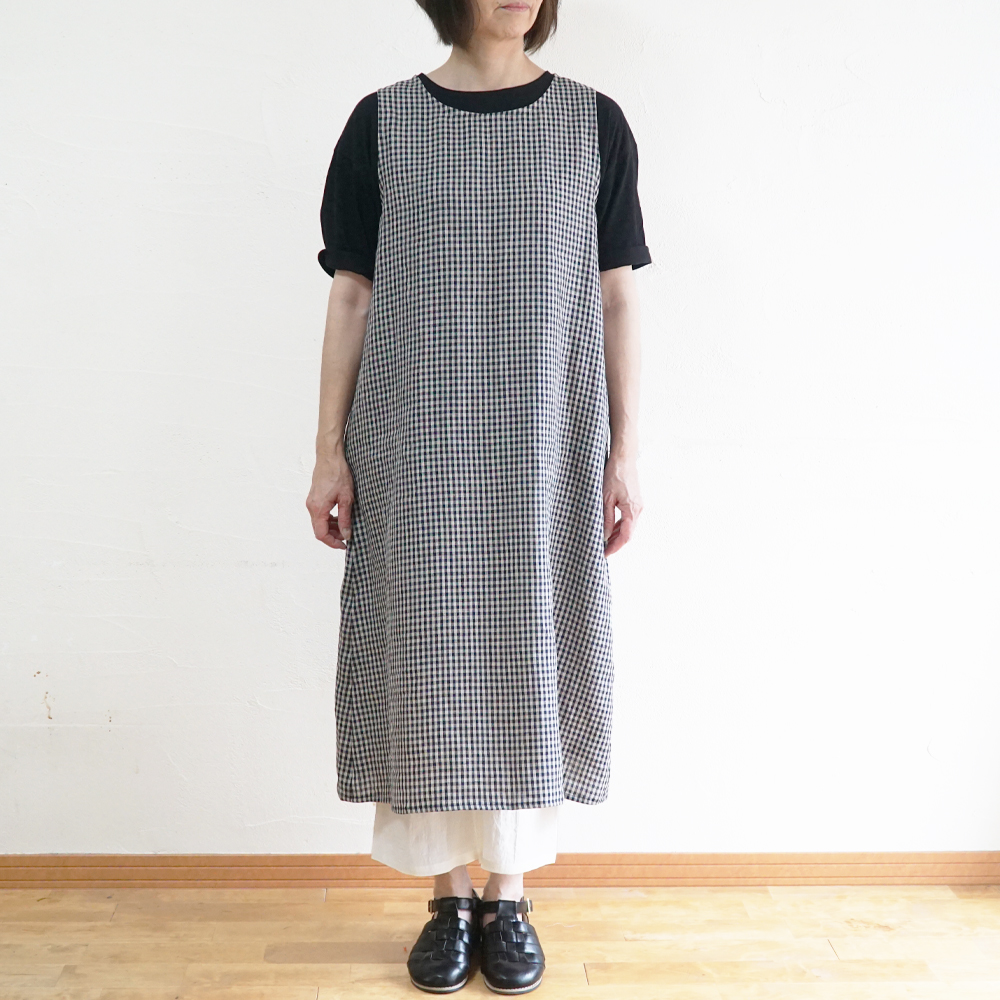 リネンワンピース 