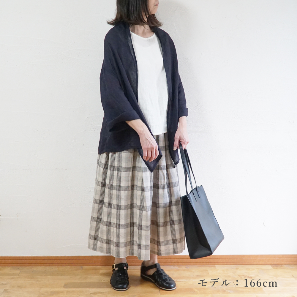 リネンカーディガン 