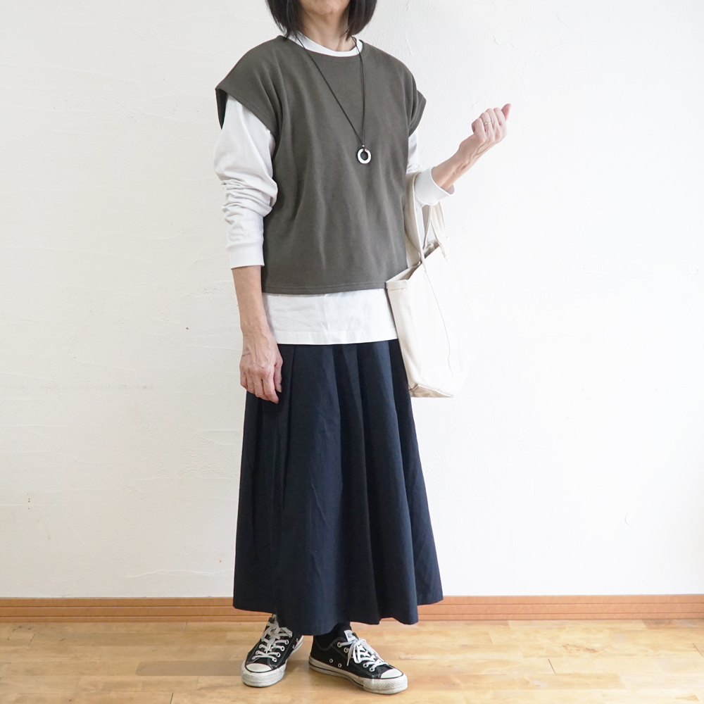 裏毛ベスト 