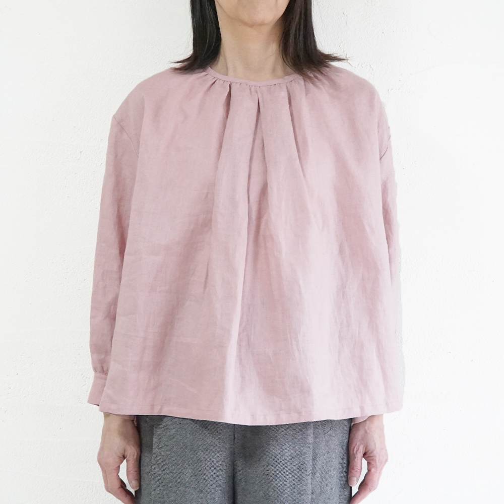 リネンブラウス 