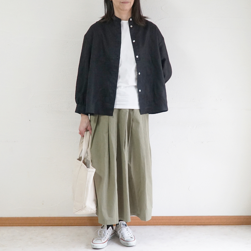 リネンブラウス 