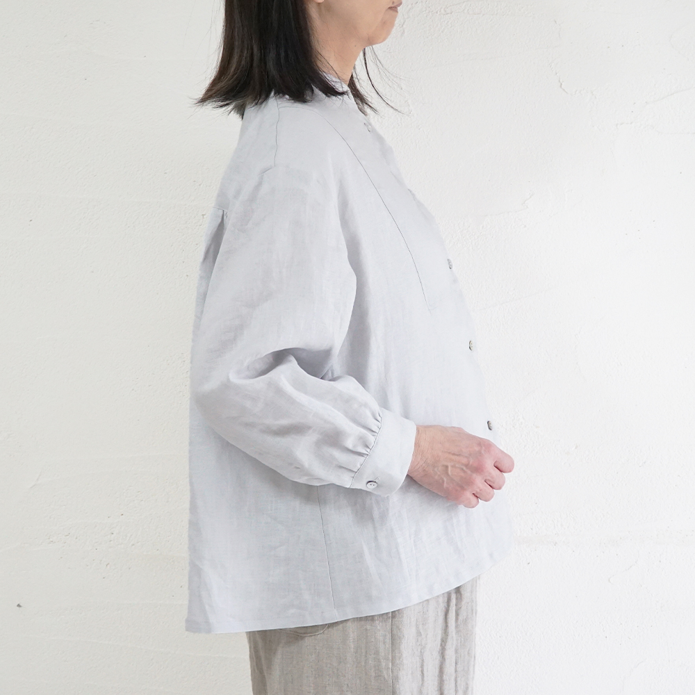 リネンブラウス 
