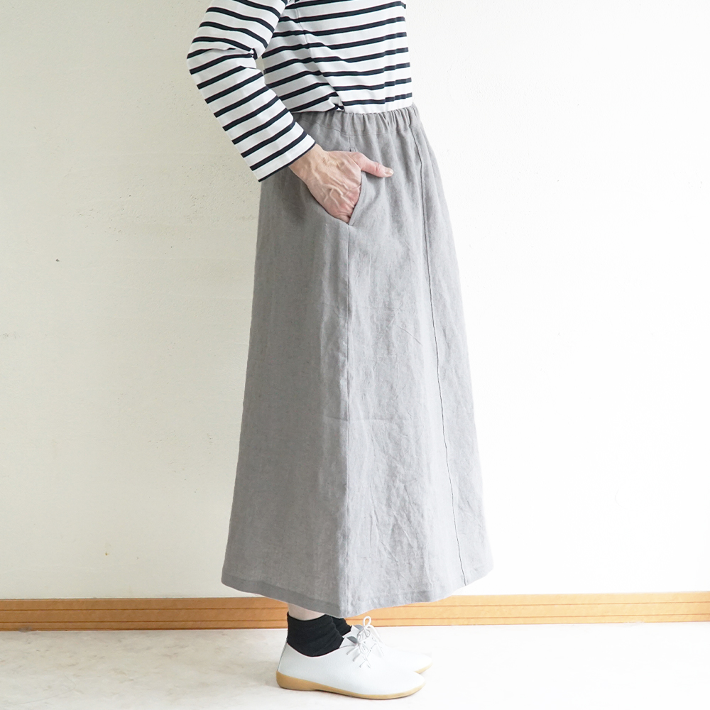 リネンスカート 