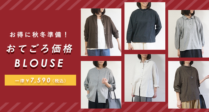 秋ブラウス
