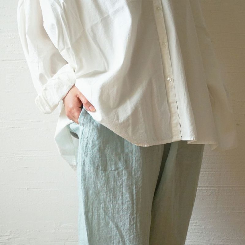 Branch m‘.,ブランチエム,ナチュラル,30代,40代,50代,60代,リネン,ゆったり,パンツ,リネンパンツ,テーパードパンツ,テーパード,アンダーパンツ,ペチパンツ,Makuake,