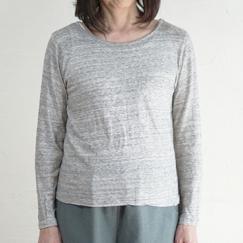 Branch m‘.,ブランチエム,ナチュラル,30代,40代,50代,60代,コットン,ゆったり,ガーゼ,インナー,肌着,肌に優しい,敏感肌,ロングスリーブ,長袖