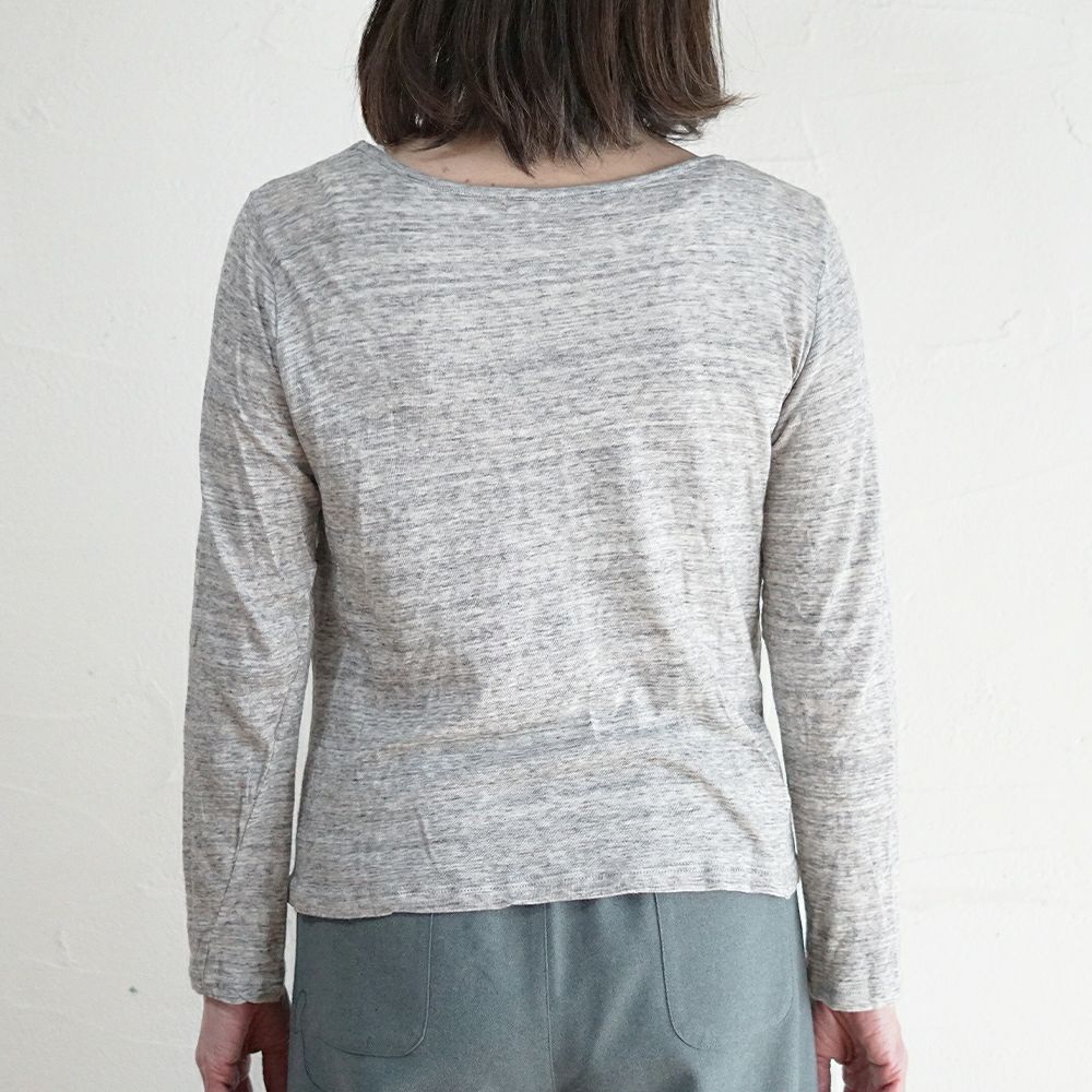 Branch m‘.,ブランチエム,ナチュラル,30代,40代,50代,60代,コットン,ゆったり,ガーゼ,インナー,肌着,肌に優しい,敏感肌,ロングスリーブ,長袖