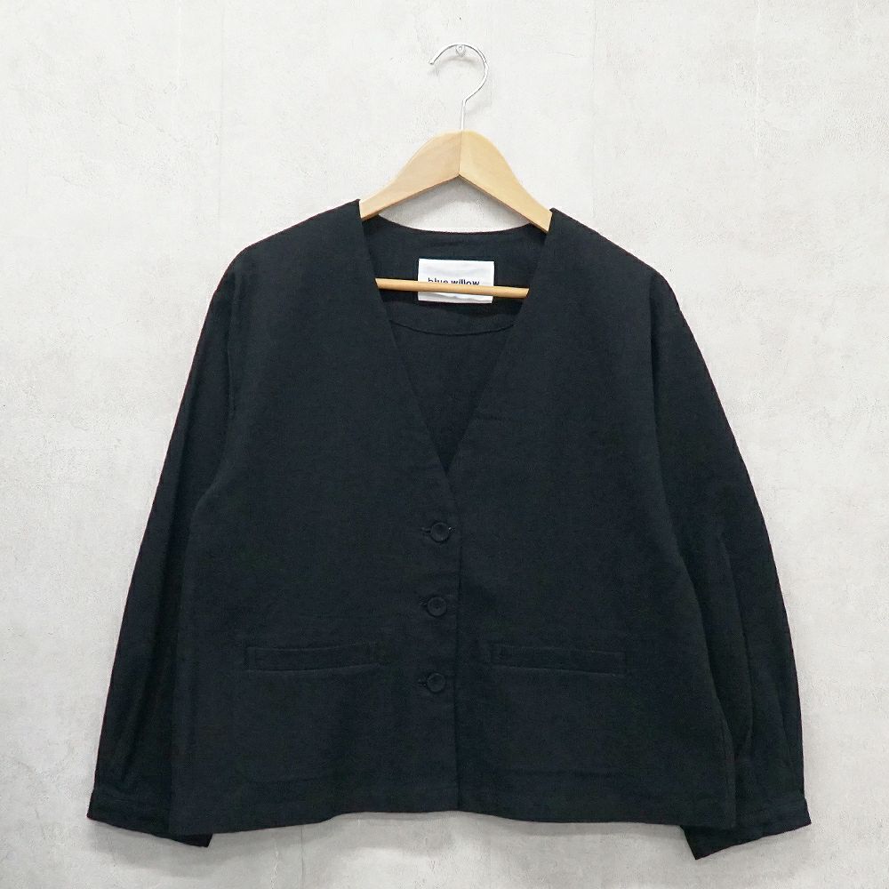 Branch m‘.,ブランチエム,ナチュラル,30代,40代,50代,60代,ゆったり,綿,コットン,リネン,コットンリネン,ジャケット,リネンジャケット,ノーカラージャケット,フォーマル,オケージョン,bluewillow,