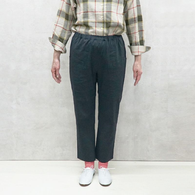 Branch m‘.,ブランチエム,ナチュラル,30代,40代,50代,60代,コットン,ゆったり,ストレッチ,ストレートパンツ,アンダーパンツ,ストレッチパンツ,リネンパンツ,