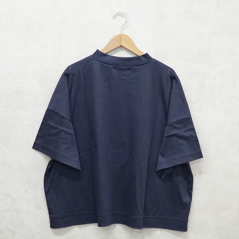 Branch m‘.,ブランチエム,ナチュラル,30代,40代,50代,60代,コットン,ゆったり,綿,半袖,半袖Ｔシャツ,5分袖,5分袖Ｔシャツ,Ｔシャツ,ハイネック,