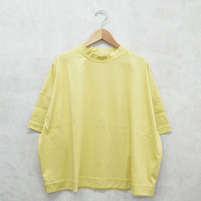 Branch m‘.,ブランチエム,ナチュラル,30代,40代,50代,60代,コットン,ゆったり,綿,半袖,半袖Ｔシャツ,5分袖,5分袖Ｔシャツ,Ｔシャツ,ハイネック,