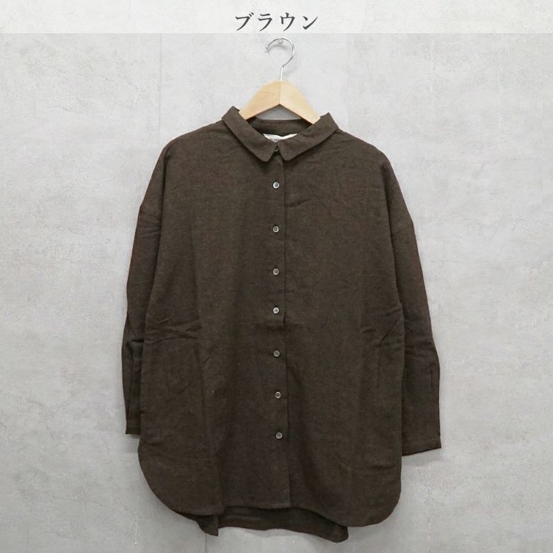 Branch m‘.,ブランチエム,ナチュラル,30代,40代,50代,60代,コットン,ゆったり,綿,ブラウス,綿ブラウス,シャツ,羽織,羽織り,綿シャツ