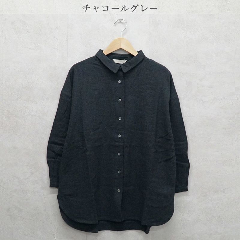 Branch m‘.,ブランチエム,ナチュラル,30代,40代,50代,60代,コットン,ゆったり,綿,ブラウス,綿ブラウス,シャツ,羽織,羽織り,綿シャツ