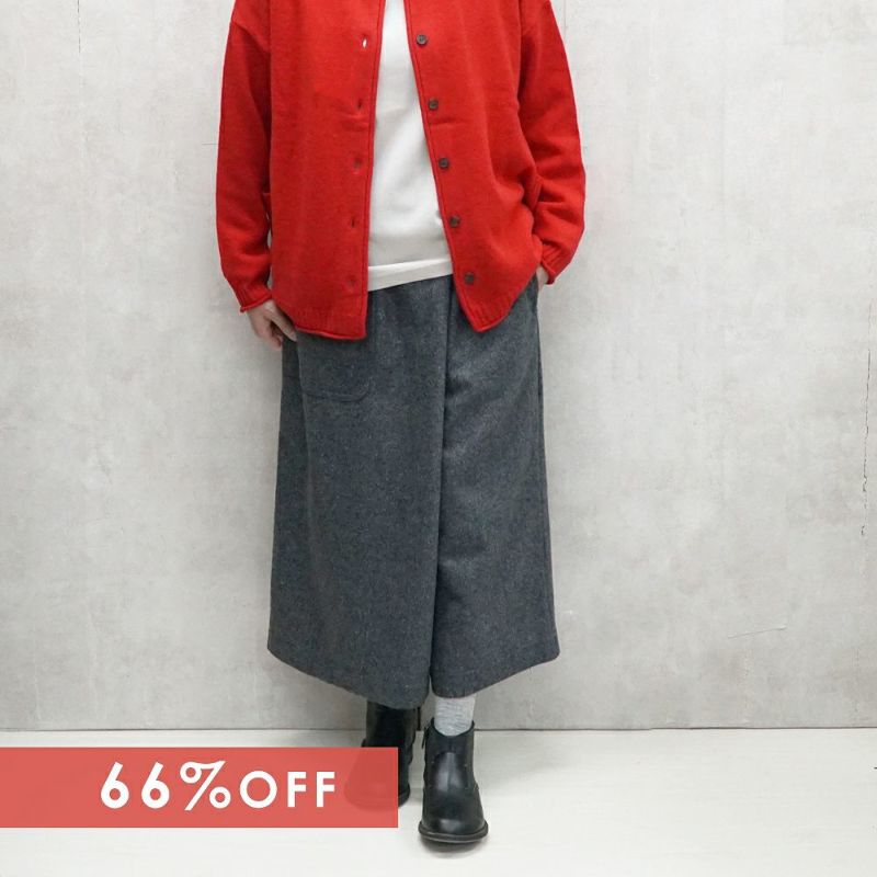 Branch m‘.,ブランチエム,ナチュラル,30代,40代,50代,60代,ウール,ゆったり,パンツ,ワイドパンツ,前タックパンツ,前タック,タックパンツ