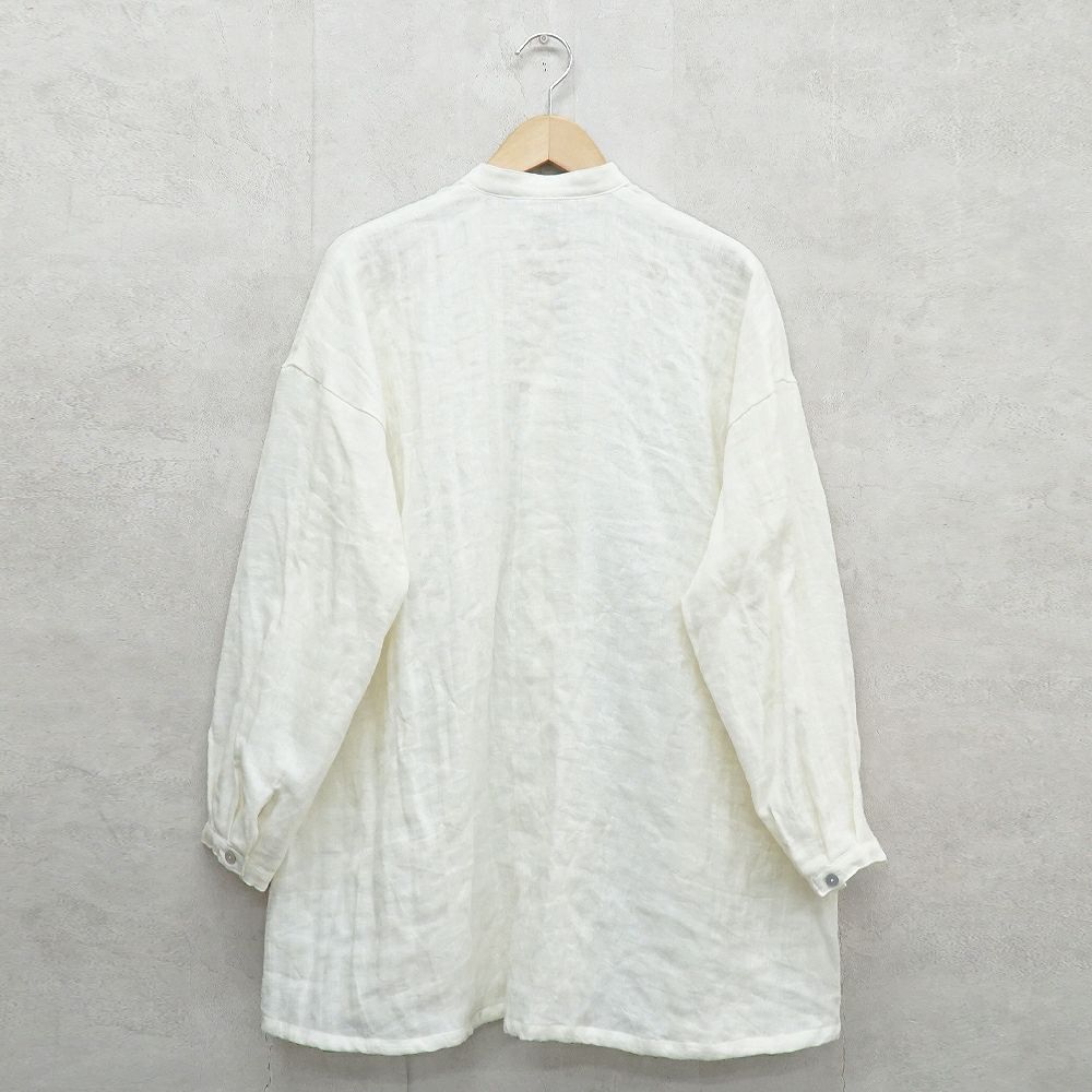 Branch m‘.,ブランチエム,ナチュラル,30代,40代,50代,60代,ゆったり,綿,コットン,リネン,ダブルガーゼ,リネンダブルガーゼ,チュニック,リネンチュニック,シャツ,シャツチュニック,シャツワンピース,羽織,羽織チュニック,