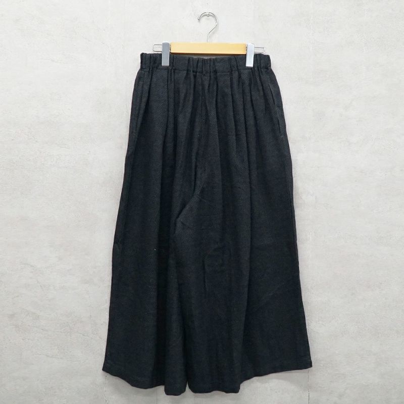 Branch m‘.,ブランチエム,ナチュラル,30代,40代,50代,60代,リネン,ゆったり,コットン,ワイドパンツ,コットンリネン,デニム風,