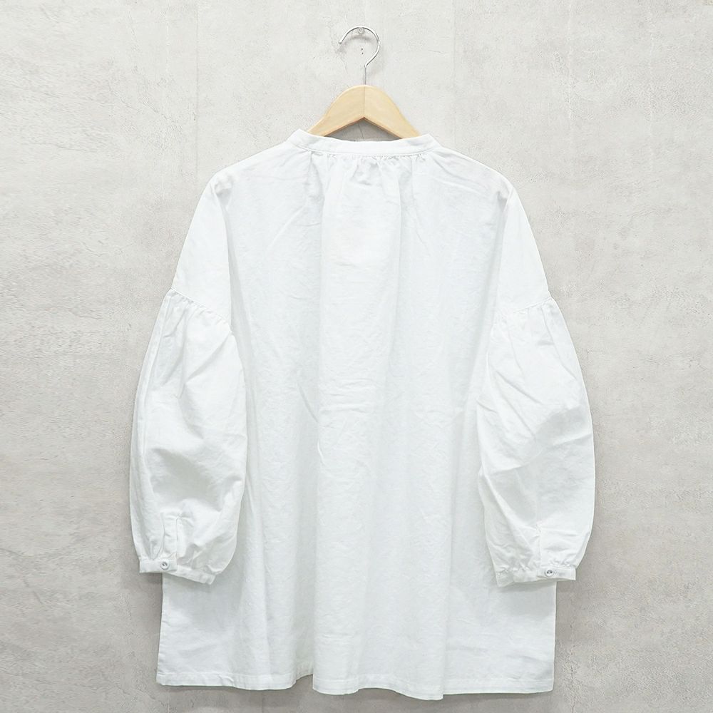 Branch m‘.,ブランチエム,ナチュラル,30代,40代,50代,60代,リネン,ゆったり,コットンリネン,コットン,綿麻,ブラウス,チュニック,チュニックブラウス,ギャザーブラウス,ギャザーチュニック,ギンガムチェック,スタンドカラー,スタンドカラーブラウス,バンドカラー,バンドカラーブラウス