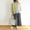 Branch m‘.,ブランチエム,ナチュラル,30代,40代,50代,60代,リネン,ゆったり,ベスト,リネンベスト,2way,2wayベスト,レイヤード,重ね着,体温調節,
