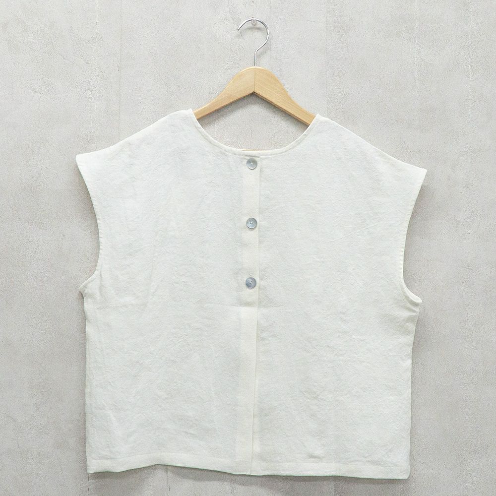 Branch m‘.,ブランチエム,ナチュラル,30代,40代,50代,60代,リネン,ゆったり,ベスト,リネンベスト,2way,2wayベスト,レイヤード,重ね着,体温調節,