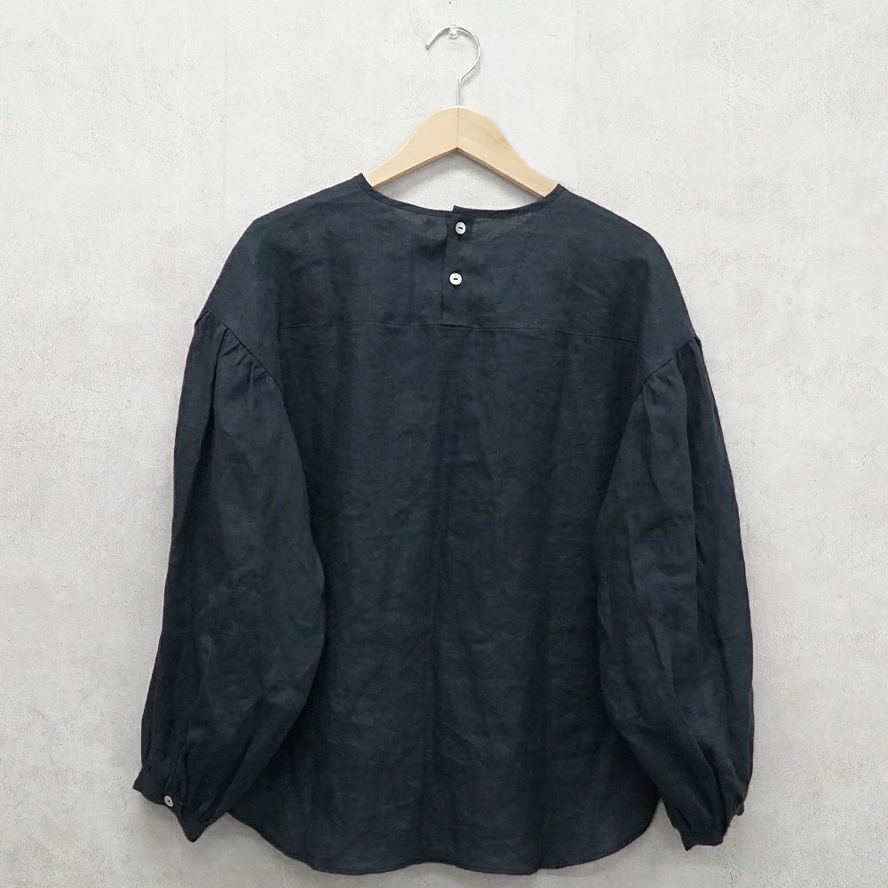 Branch m‘.,ブランチエム,ナチュラル,30代,40代,50代,60代,リネン,ゆったり,ブラウス,リネンブラウス,プルオーバーブラウス,プルオーバー,ギャザー,ギャザーブラウス,通勤,フォーマル, 