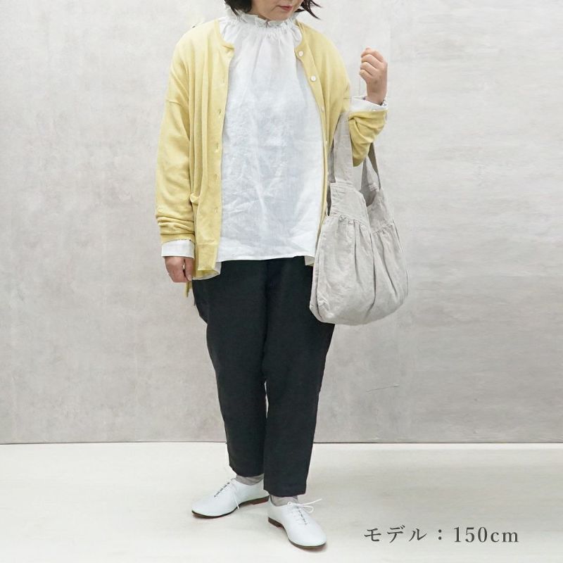 Branch m‘.,ブランチエム,ナチュラル,30代,40代,50代,60代,リネン,ゆったり,リネンコットン,カーディガン,ニットカーディガン,リネンニットカーディガン,