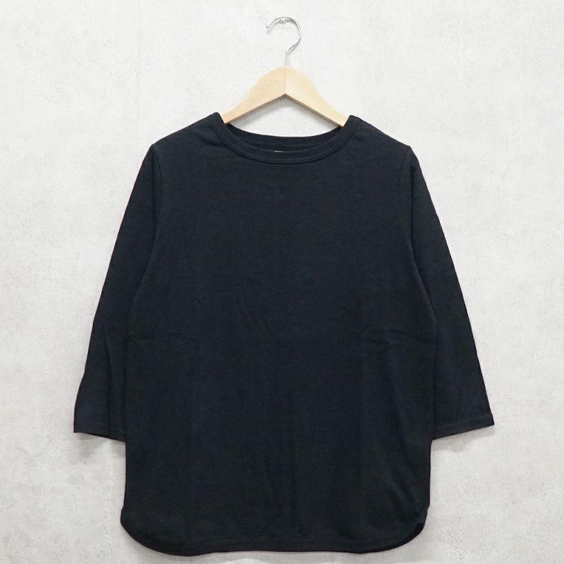 Branch m‘.,ブランチエム,ナチュラル,30代,40代,50代,60代, ,ゆったり,コットン,綿,7分袖,カットソー,インナー,Tシャツ,7分袖Tシャツ