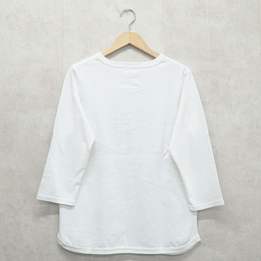 Branch m‘.,ブランチエム,ナチュラル,30代,40代,50代,60代, ,ゆったり,コットン,綿,7分袖,カットソー,インナー,Tシャツ,7分袖Tシャツ