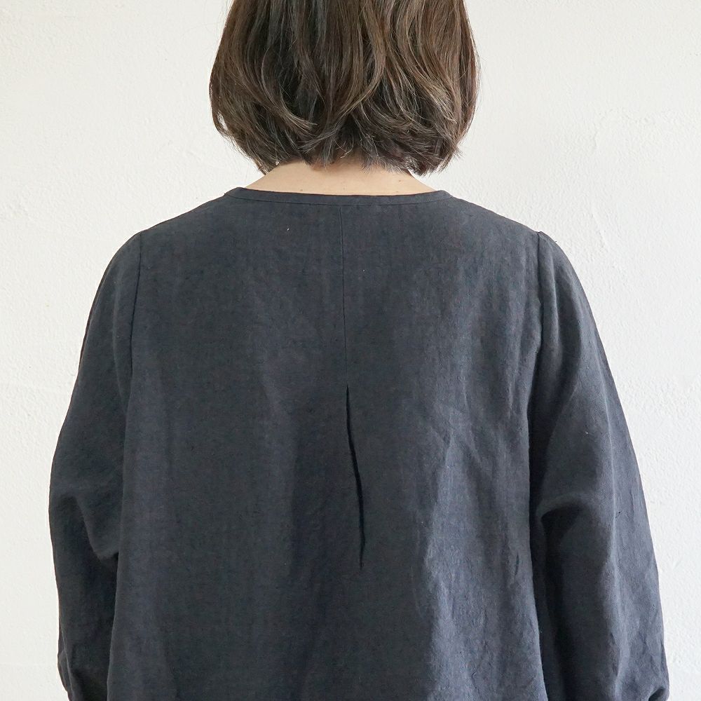 Branch m‘.,ブランチエム,ナチュラル,30代,40代,50代,60代,リネン,ゆったり,割烹着,リネン割烹着,エプロン,リブ袖