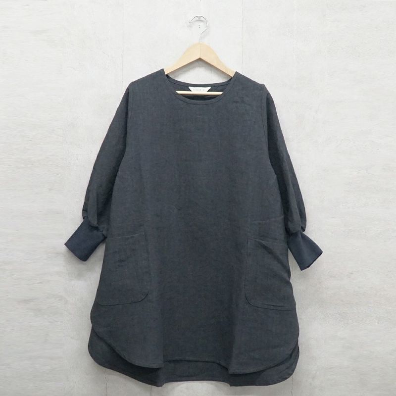 国産リネン生地　チュニック割烹着　キナリ　服作り40年の田舎町仕立屋 000000000656-01-m.jpg?t=