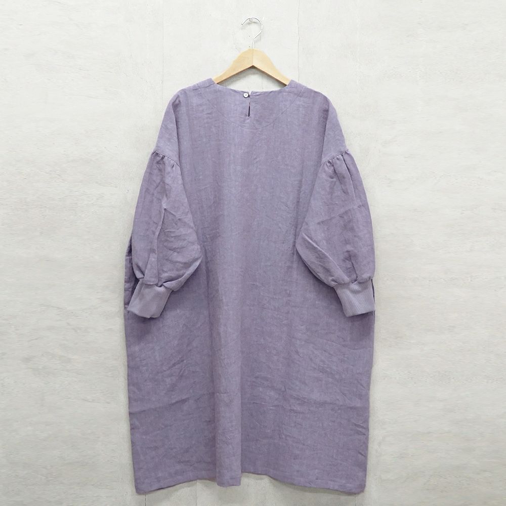 Branch m‘.,ブランチエム,ナチュラル,30代,40代,50代,60代,リネン,ゆったり,割烹着,リネン割烹着,エプロン,リブ袖,ワンピース」,ワンピース割烹着,リネンワンピース