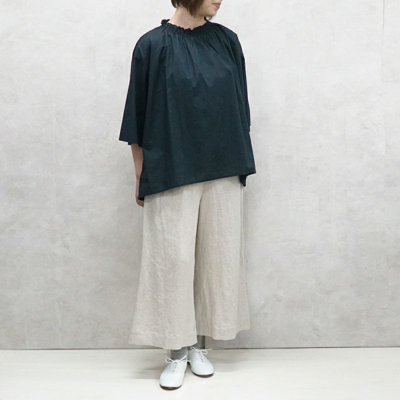 Branch m‘.,ブランチエム,ナチュラル,30代,40代,50代,60代,リネン,ゆったり,ワイドパンツ,リネンワイドパンツ,リネンパンツ,パンツ,