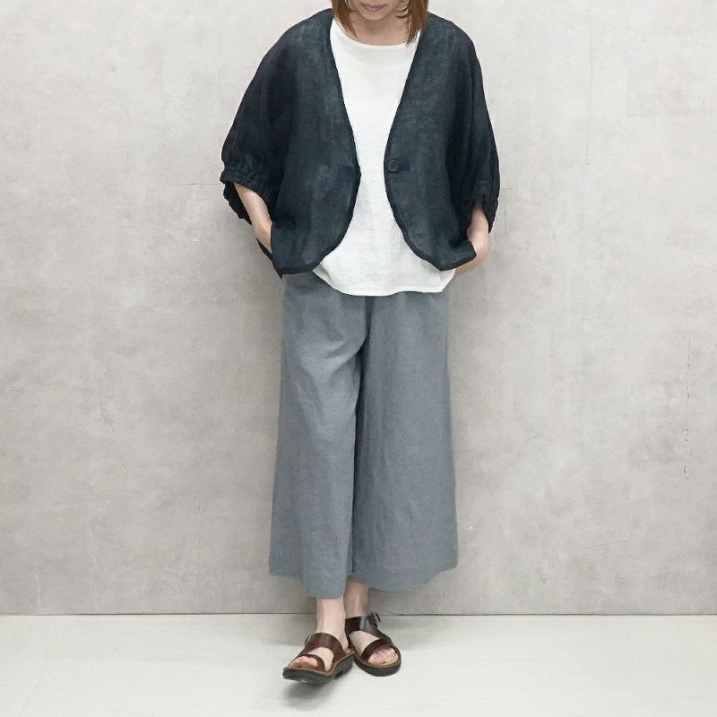 Branch m‘.,ブランチエム,ナチュラル,30代,40代,50代,60代,リネン,ゆったり,ワイドパンツ,リネンワイドパンツ,リネンパンツ,パンツ,