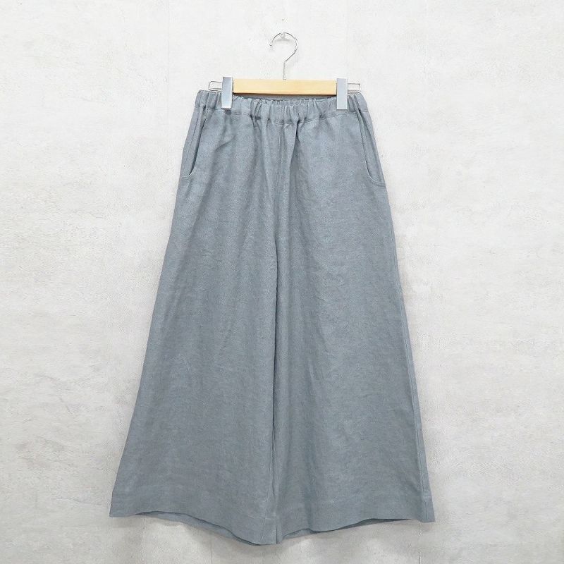 Branch m‘.,ブランチエム,ナチュラル,30代,40代,50代,60代,リネン,ゆったり,ワイドパンツ,リネンワイドパンツ,リネンパンツ,パンツ,