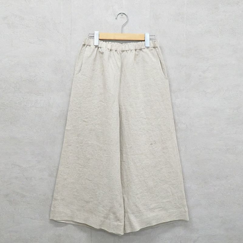 Branch m‘.,ブランチエム,ナチュラル,30代,40代,50代,60代,リネン,ゆったり,ワイドパンツ,リネンワイドパンツ,リネンパンツ,パンツ,