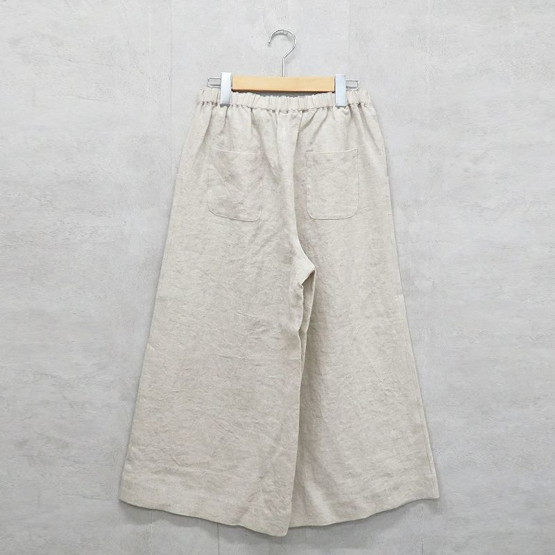 Branch m‘.,ブランチエム,ナチュラル,30代,40代,50代,60代,リネン,ゆったり,ワイドパンツ,リネンワイドパンツ,リネンパンツ,パンツ,