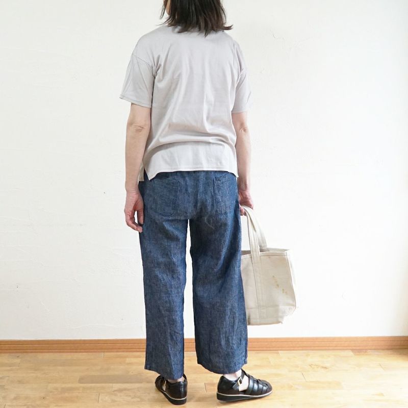 Branch m‘.,ブランチエム,ナチュラル,30代,40代,50代,60代,コットン,ゆったり,綿,半袖,半袖Ｔシャツ,Ｔシャツ,カットソー