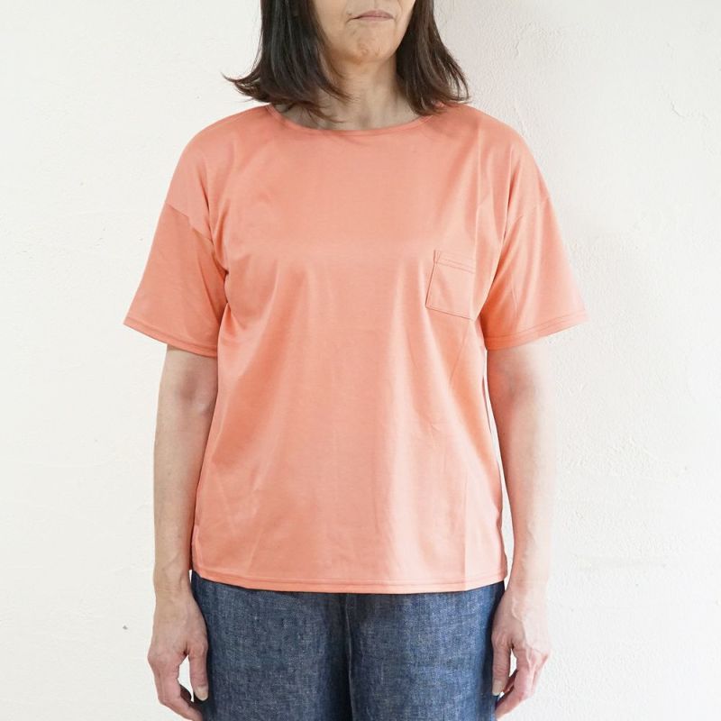 Branch m‘.,ブランチエム,ナチュラル,30代,40代,50代,60代,コットン,ゆったり,綿,半袖,半袖Ｔシャツ,Ｔシャツ,カットソー