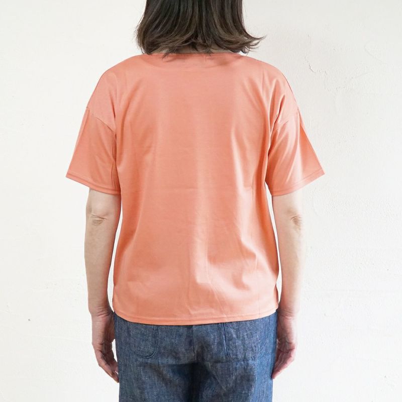 Branch m‘.,ブランチエム,ナチュラル,30代,40代,50代,60代,コットン,ゆったり,綿,半袖,半袖Ｔシャツ,Ｔシャツ,カットソー