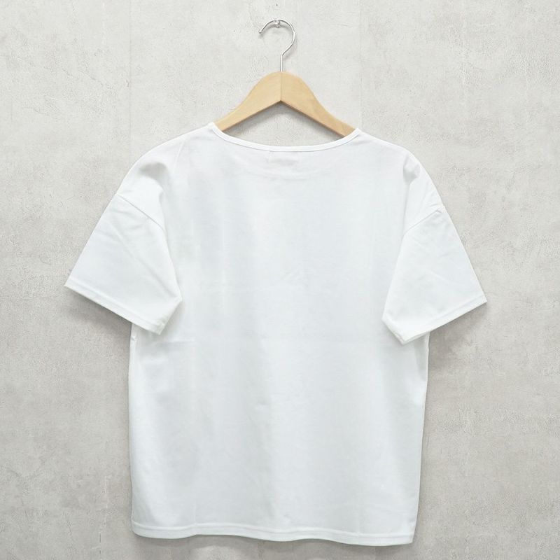 Branch m‘.,ブランチエム,ナチュラル,30代,40代,50代,60代,コットン,ゆったり,綿,半袖,半袖Ｔシャツ,Ｔシャツ,カットソー