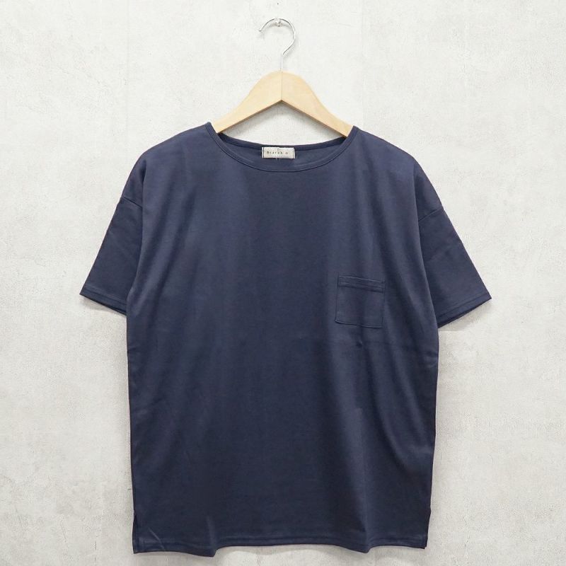 Branch m‘.,ブランチエム,ナチュラル,30代,40代,50代,60代,コットン,ゆったり,綿,半袖,半袖Ｔシャツ,Ｔシャツ,カットソー
