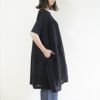 Branch m‘.,ブランチエム,ナチュラル,30代,40代,50代,60代,リネン,ゆったり,コットンリネン,コットン,綿麻,ワンピース,ギャザーワンピース,羽織ワンピース,５分袖,５分袖ワンピース,羽織