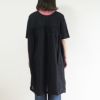 Branch m‘.,ブランチエム,ナチュラル,30代,40代,50代,60代,リネン,ゆったり,コットンリネン,コットン,綿麻,ワンピース,ギャザーワンピース,羽織ワンピース,５分袖,５分袖ワンピース,羽織